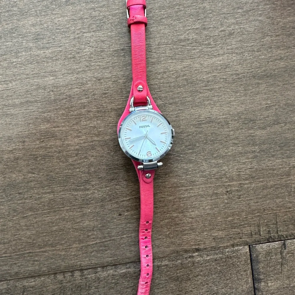 Lot of 3 Women’s Fossil Leather Watches - Picture 5 of 10